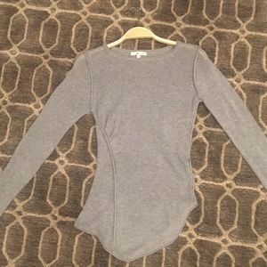 LA Made Asymmetrical Grey Sweater size XS